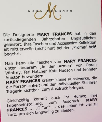 Mary Frances Bag Wendetasche